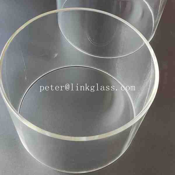 Borosilicate glass tube 7 7/8'' outer diameter/5mm/8mm/9mm wall thickness 100mm height