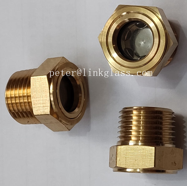 Hydraulic fittings oil indicators liquid level gauge oil sight glass