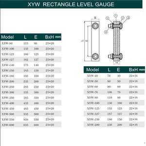 Indicateurs de niveau de liquide en acrylique et en polycarbonate à visser pour équipements hydrauliques