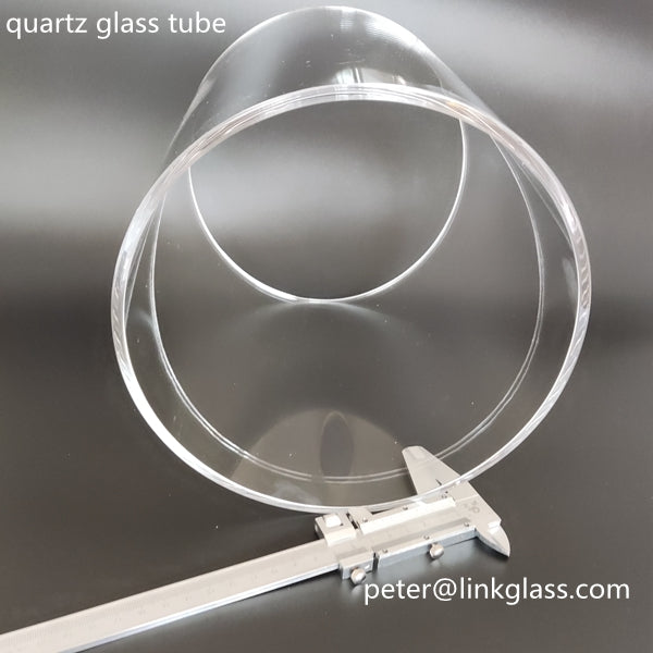 Quartz glass tube big outer diameter